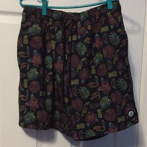 Swim trunk’s tropical floral